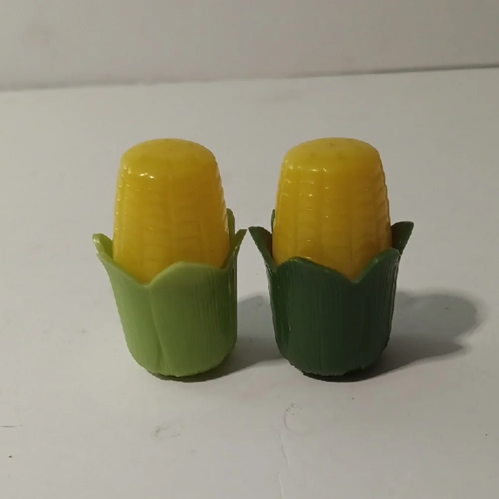 Corn Shaped Salt and Pepper Shakers